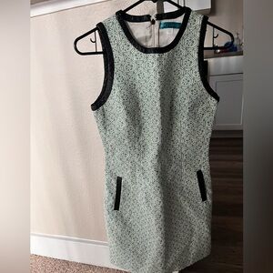 ANTHROPOLOGIE PIM + LARKIN Chic Green Patterned MINI Dress